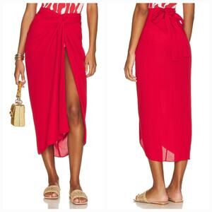 HAIGHT. Panneaux Sarong in Red Shift